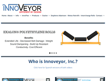 Tablet Screenshot of innoveyor.com